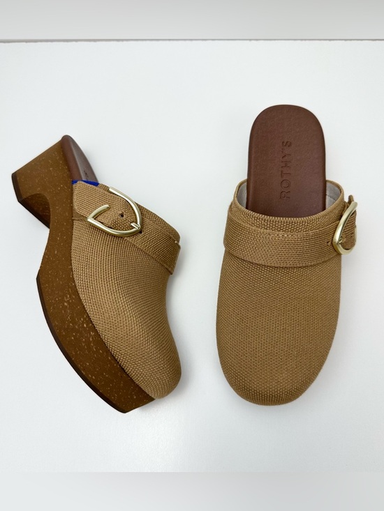 Rothy's Shoes - Rothys the Classic Buckle Clog in Butternut